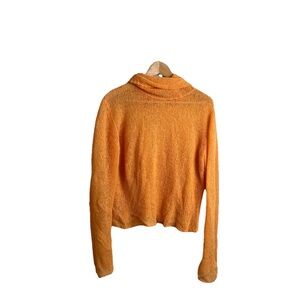 Free People Sweaters Wool Cowl Neck Open Knit